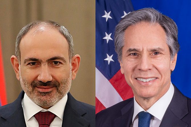 Paşinyan Blinken ile görüştü